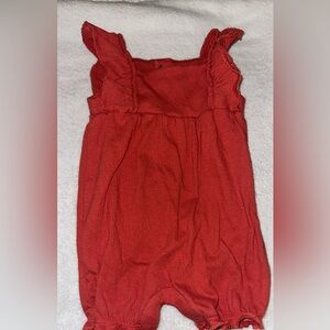 Carter's Vibrant Red Sleeveless Outfit